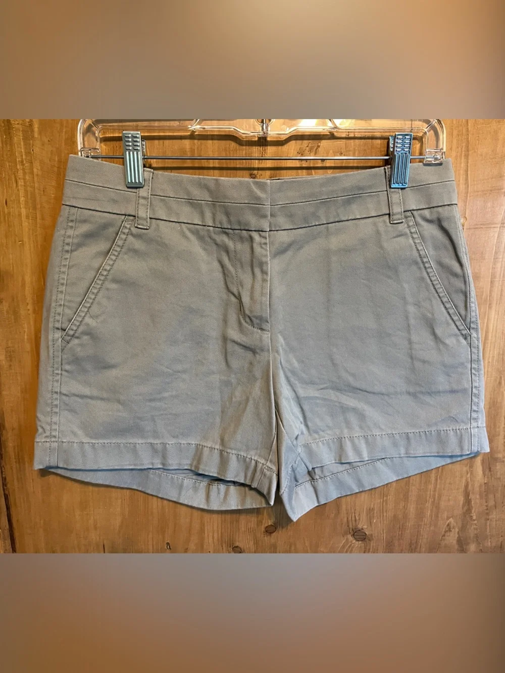 J. Crew Light Gray Women's Flat Front Shorts